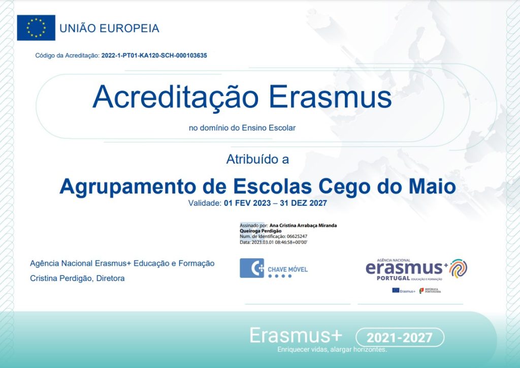 Acreditação Erasmus|Programa Erasmus+ 2023-2027